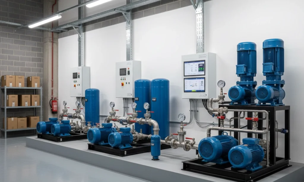 انتخاب بوستر پمپ بر اساس تعداد طبقات