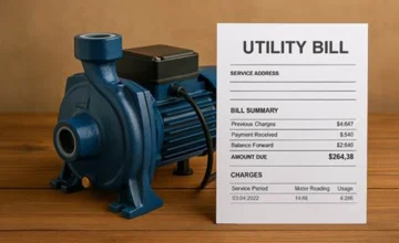 مصرف برق پمپ آب کوچک