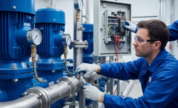 نگهداری و سرویس دوره‌ای بوستر پمپ آبرسانی