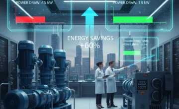 مقایسه بوستر پمپ دور ثابت و دور متغیر از نظر مصرف برق