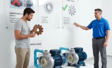 اشتباهات رایج هنگام خرید پمپ استخر و انتخاب جنس پروانه نامناسب