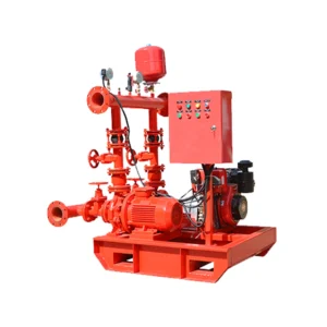 بوستر پمپ آتش‌نشانی سه پمپ امرا ETABLOC 40-160/5.5KW-3000RPM