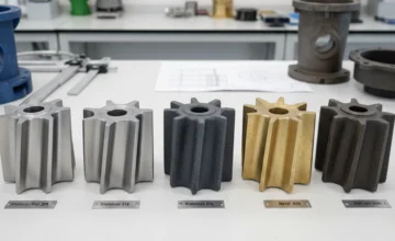 مقایسه کامل جنس پروانه پمپ آب: استیل 304، 316، 420، نوریل، برنجی و چدنی | کدام بهترین انتخاب است؟